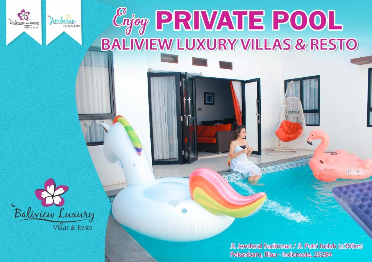 The Baliview Luxury Villas & Resto Pekanbaru Exterior foto