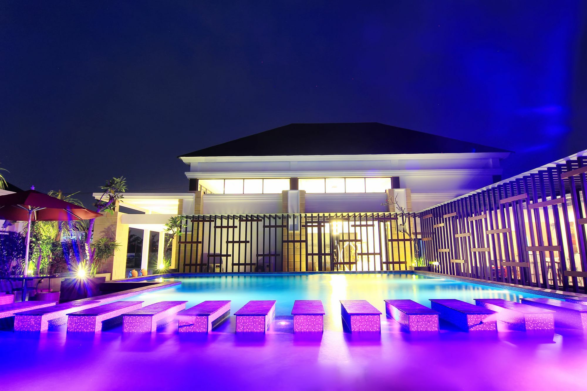 The Baliview Luxury Villas & Resto Pekanbaru Exterior foto